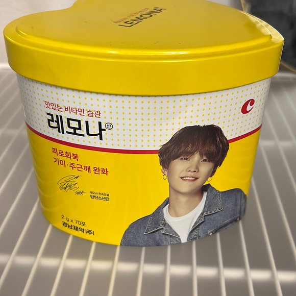 Other - BTS kpop group Lemona collectible tin (empty)